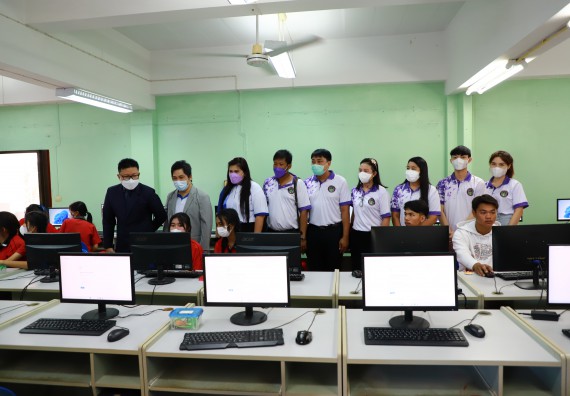 ภาพกิจกรรม   คณะวิทยาศาสตร์และเทคโนโลยี จัดกิจกรรมค่ายวิทยาศาสตร์สัญจร ปีการศึกษา 2565 ให้กับนักเรียนระดับชั้นมัธยมศึกษาตอนปลาย โรงเรียนพรานกระต่ายพิทยาคม