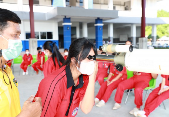ภาพกิจกรรม   คณะวิทยาศาสตร์และเทคโนโลยี จัดกิจกรรมค่ายวิทยาศาสตร์สัญจร ปีการศึกษา 2565 ให้กับนักเรียนระดับชั้นมัธยมศึกษาตอนปลาย โรงเรียนพรานกระต่ายพิทยาคม