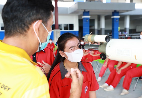 ภาพกิจกรรม   คณะวิทยาศาสตร์และเทคโนโลยี จัดกิจกรรมค่ายวิทยาศาสตร์สัญจร ปีการศึกษา 2565 ให้กับนักเรียนระดับชั้นมัธยมศึกษาตอนปลาย โรงเรียนพรานกระต่ายพิทยาคม