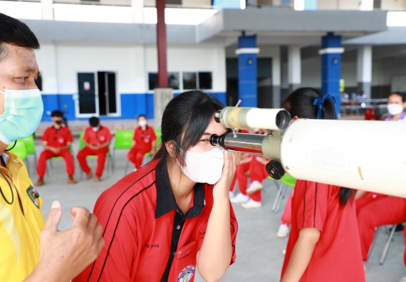 ภาพกิจกรรม   คณะวิทยาศาสตร์และเทคโนโลยี จัดกิจกรรมค่ายวิทยาศาสตร์สัญจร ปีการศึกษา 2565 ให้กับนักเรียนระดับชั้นมัธยมศึกษาตอนปลาย โรงเรียนพรานกระต่ายพิทยาคม