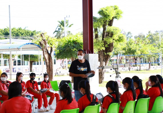 ภาพกิจกรรม   คณะวิทยาศาสตร์และเทคโนโลยี จัดกิจกรรมค่ายวิทยาศาสตร์สัญจร ปีการศึกษา 2565 ให้กับนักเรียนระดับชั้นมัธยมศึกษาตอนปลาย โรงเรียนพรานกระต่ายพิทยาคม