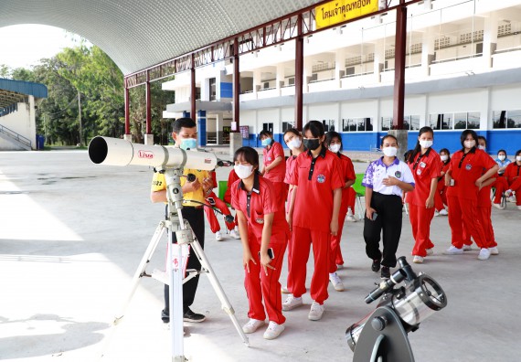 ภาพกิจกรรม   คณะวิทยาศาสตร์และเทคโนโลยี จัดกิจกรรมค่ายวิทยาศาสตร์สัญจร ปีการศึกษา 2565 ให้กับนักเรียนระดับชั้นมัธยมศึกษาตอนปลาย โรงเรียนพรานกระต่ายพิทยาคม