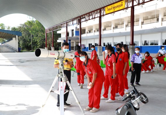 ภาพกิจกรรม   คณะวิทยาศาสตร์และเทคโนโลยี จัดกิจกรรมค่ายวิทยาศาสตร์สัญจร ปีการศึกษา 2565 ให้กับนักเรียนระดับชั้นมัธยมศึกษาตอนปลาย โรงเรียนพรานกระต่ายพิทยาคม