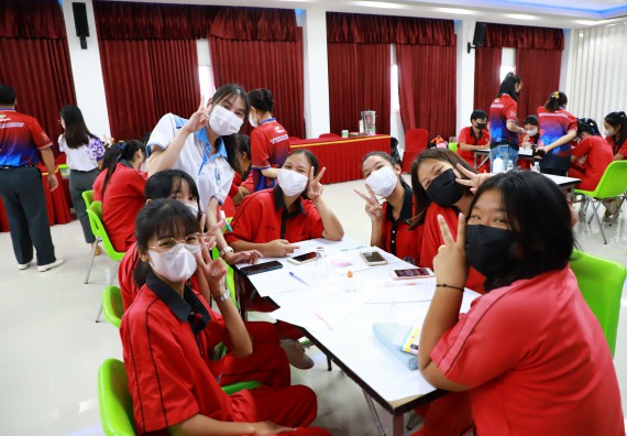 ภาพกิจกรรม   คณะวิทยาศาสตร์และเทคโนโลยี จัดกิจกรรมค่ายวิทยาศาสตร์สัญจร ปีการศึกษา 2565 ให้กับนักเรียนระดับชั้นมัธยมศึกษาตอนปลาย โรงเรียนพรานกระต่ายพิทยาคม