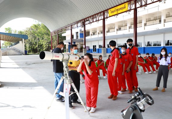 ภาพกิจกรรม   คณะวิทยาศาสตร์และเทคโนโลยี จัดกิจกรรมค่ายวิทยาศาสตร์สัญจร ปีการศึกษา 2565 ให้กับนักเรียนระดับชั้นมัธยมศึกษาตอนปลาย โรงเรียนพรานกระต่ายพิทยาคม