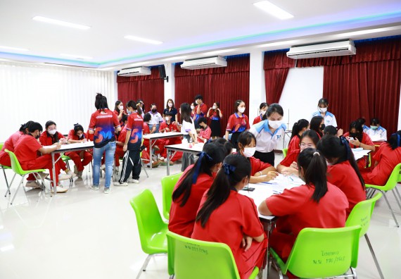 ภาพกิจกรรม   คณะวิทยาศาสตร์และเทคโนโลยี จัดกิจกรรมค่ายวิทยาศาสตร์สัญจร ปีการศึกษา 2565 ให้กับนักเรียนระดับชั้นมัธยมศึกษาตอนปลาย โรงเรียนพรานกระต่ายพิทยาคม