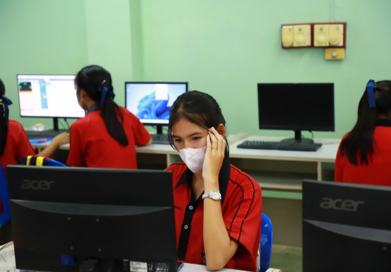 ภาพกิจกรรม   คณะวิทยาศาสตร์และเทคโนโลยี จัดกิจกรรมค่ายวิทยาศาสตร์สัญจร ปีการศึกษา 2565 ให้กับนักเรียนระดับชั้นมัธยมศึกษาตอนปลาย โรงเรียนพรานกระต่ายพิทยาคม