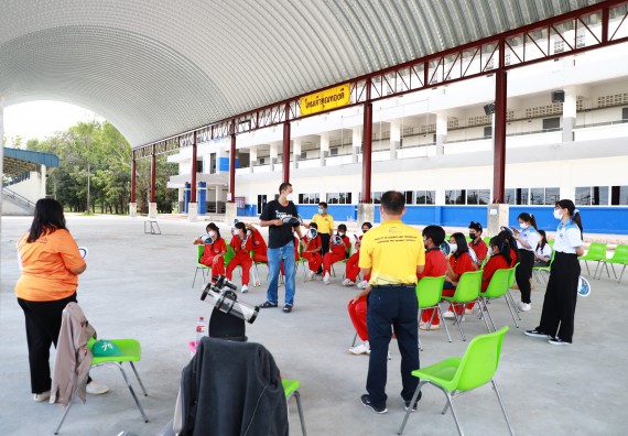 ภาพกิจกรรม   คณะวิทยาศาสตร์และเทคโนโลยี จัดกิจกรรมค่ายวิทยาศาสตร์สัญจร ปีการศึกษา 2565 ให้กับนักเรียนระดับชั้นมัธยมศึกษาตอนปลาย โรงเรียนพรานกระต่ายพิทยาคม