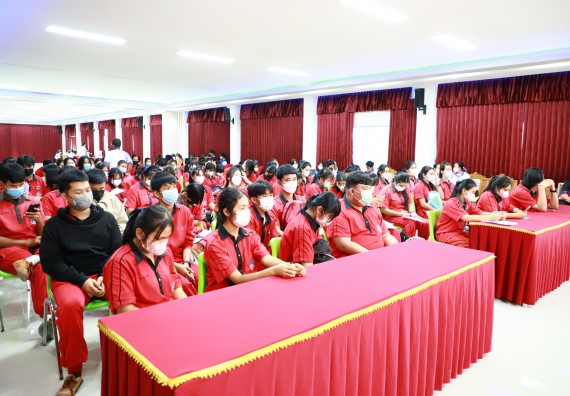 ภาพกิจกรรม   คณะวิทยาศาสตร์และเทคโนโลยี จัดกิจกรรมค่ายวิทยาศาสตร์สัญจร ปีการศึกษา 2565 ให้กับนักเรียนระดับชั้นมัธยมศึกษาตอนปลาย โรงเรียนพรานกระต่ายพิทยาคม