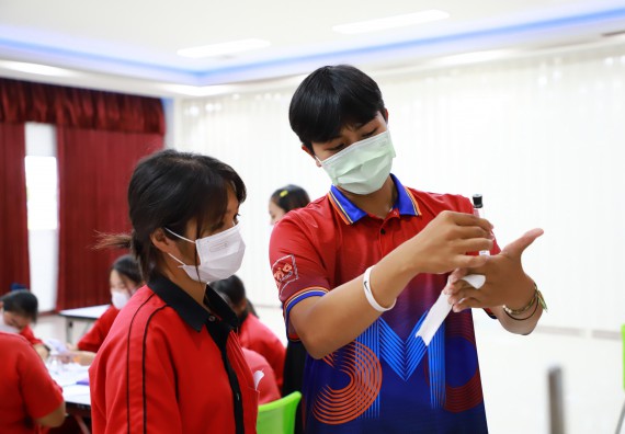 ภาพกิจกรรม   คณะวิทยาศาสตร์และเทคโนโลยี จัดกิจกรรมค่ายวิทยาศาสตร์สัญจร ปีการศึกษา 2565 ให้กับนักเรียนระดับชั้นมัธยมศึกษาตอนปลาย โรงเรียนพรานกระต่ายพิทยาคม