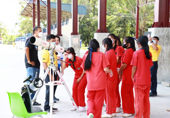 ภาพกิจกรรม   คณะวิทยาศาสตร์และเทคโนโลยี จัดกิจกรรมค่ายวิทยาศาสตร์สัญจร ปีการศึกษา 2565 ให้กับนักเรียนระดับชั้นมัธยมศึกษาตอนปลาย โรงเรียนพรานกระต่ายพิทยาคม