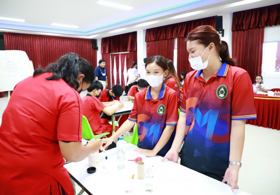 ภาพกิจกรรม   คณะวิทยาศาสตร์และเทคโนโลยี จัดกิจกรรมค่ายวิทยาศาสตร์สัญจร ปีการศึกษา 2565 ให้กับนักเรียนระดับชั้นมัธยมศึกษาตอนปลาย โรงเรียนพรานกระต่ายพิทยาคม