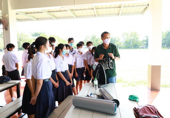 คณะวิทยาศาสตร์และเทคโนโลยี จัดกิจกรรมค่ายวิทยาศาสตร์สัญจร ปีการศึกษา 2565  โรงเรียนมัธยมพัชรกิติยาภา 2 กำแพงเพชร