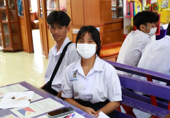 คณะวิทยาศาสตร์และเทคโนโลยี จัดกิจกรรมค่ายวิทยาศาสตร์สัญจร ปีการศึกษา 2565  โรงเรียนมัธยมพัชรกิติยาภา 2 กำแพงเพชร