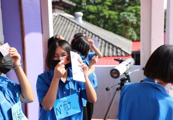 ภาพกิจกรรม  คณะวิทยาศาสตร์และเทคโนโลยี จัดกิจกรรมค่ายวิทยาศาสตร์เทคโนโลยีและดาราศาสตร์  โรงเรียนราชประชานุเคราะห์ 55