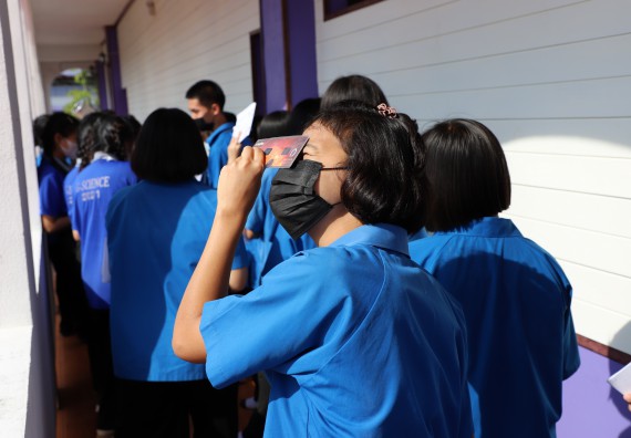 ภาพกิจกรรม  คณะวิทยาศาสตร์และเทคโนโลยี จัดกิจกรรมค่ายวิทยาศาสตร์เทคโนโลยีและดาราศาสตร์  โรงเรียนราชประชานุเคราะห์ 55