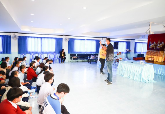 ภาพกิจกรรม  คณะวิทยาศาสตร์และเทคโนโลยี จัดกิจกรรมแนะแนวการศึกษา ให้กับนักเรียนระดับชั้นมัธยมศึกษาปีที่ 6 โรงเรียนพบพระวิทยา