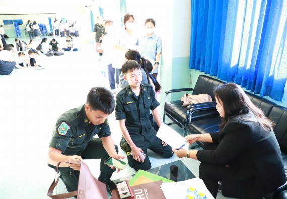 ภาพกิจกรรม  คณะวิทยาศาสตร์และเทคโนโลยี จัดกิจกรรมแนะแนวการศึกษา ให้กับนักเรียนระดับชั้นมัธยมศึกษาปีที่ 6 โรงเรียนพบพระวิทยา