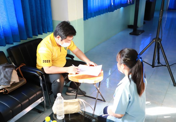 ภาพกิจกรรม  คณะวิทยาศาสตร์และเทคโนโลยี จัดกิจกรรมแนะแนวการศึกษา ให้กับนักเรียนระดับชั้นมัธยมศึกษาปีที่ 6 โรงเรียนพบพระวิทยา