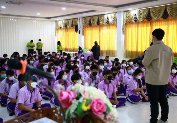 ภาพกิจกรรม  คณะวิทยาศาสตร์และเทคโนโลยี จัดกิจกรรมค่ายวิทยาศาสตร์สัญจร ปีการศึกษา 2565  โรงเรียนคลองขลุงราษฎร์รังสรรค์