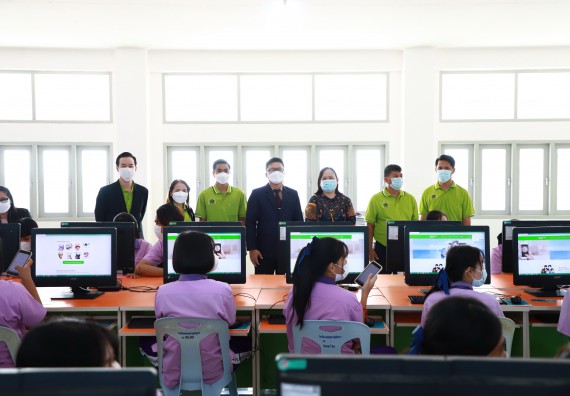 ภาพกิจกรรม  คณะวิทยาศาสตร์และเทคโนโลยี จัดกิจกรรมค่ายวิทยาศาสตร์สัญจร ปีการศึกษา 2565  โรงเรียนคลองขลุงราษฎร์รังสรรค์