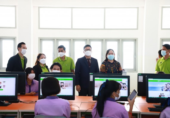 ภาพกิจกรรม  คณะวิทยาศาสตร์และเทคโนโลยี จัดกิจกรรมค่ายวิทยาศาสตร์สัญจร ปีการศึกษา 2565  โรงเรียนคลองขลุงราษฎร์รังสรรค์