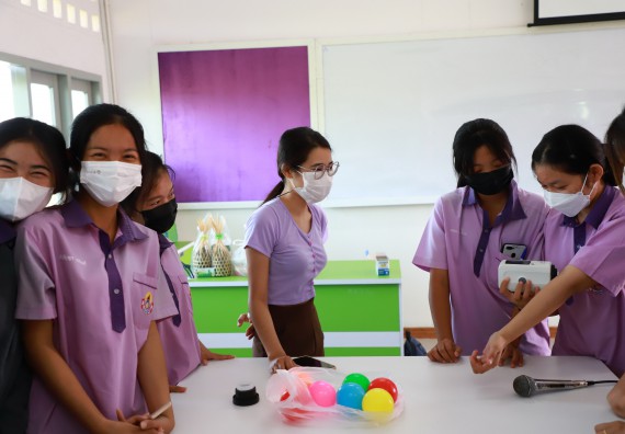 ภาพกิจกรรม  คณะวิทยาศาสตร์และเทคโนโลยี จัดกิจกรรมค่ายวิทยาศาสตร์สัญจร ปีการศึกษา 2565  โรงเรียนคลองขลุงราษฎร์รังสรรค์