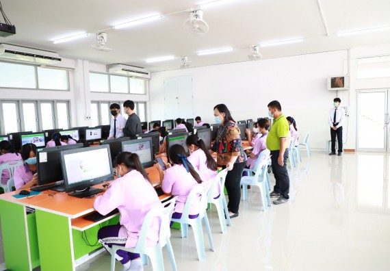 ภาพกิจกรรม  คณะวิทยาศาสตร์และเทคโนโลยี จัดกิจกรรมค่ายวิทยาศาสตร์สัญจร ปีการศึกษา 2565  โรงเรียนคลองขลุงราษฎร์รังสรรค์