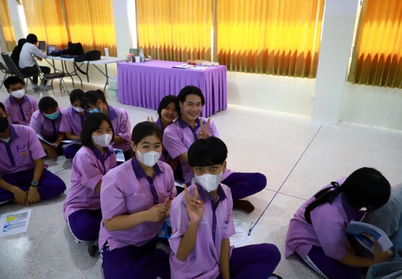 ภาพกิจกรรม  คณะวิทยาศาสตร์และเทคโนโลยี จัดกิจกรรมค่ายวิทยาศาสตร์สัญจร ปีการศึกษา 2565  โรงเรียนคลองขลุงราษฎร์รังสรรค์