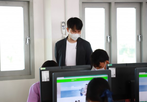 ภาพกิจกรรม  คณะวิทยาศาสตร์และเทคโนโลยี จัดกิจกรรมค่ายวิทยาศาสตร์สัญจร ปีการศึกษา 2565  โรงเรียนคลองขลุงราษฎร์รังสรรค์