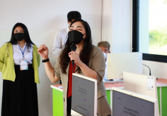 ภาพกิจกรรม  คณะวิทยาศาสตร์และเทคโนโลยี จัดกิจกรรมค่ายวิทยาศาสตร์สัญจร ปีการศึกษา 2565  โรงเรียนคลองขลุงราษฎร์รังสรรค์