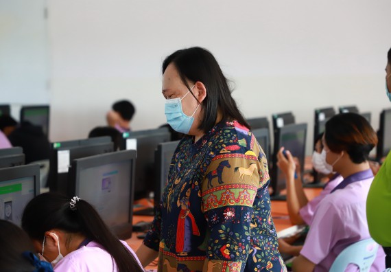 ภาพกิจกรรม  คณะวิทยาศาสตร์และเทคโนโลยี จัดกิจกรรมค่ายวิทยาศาสตร์สัญจร ปีการศึกษา 2565  โรงเรียนคลองขลุงราษฎร์รังสรรค์