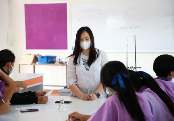 ภาพกิจกรรม  คณะวิทยาศาสตร์และเทคโนโลยี จัดกิจกรรมค่ายวิทยาศาสตร์สัญจร ปีการศึกษา 2565  โรงเรียนคลองขลุงราษฎร์รังสรรค์