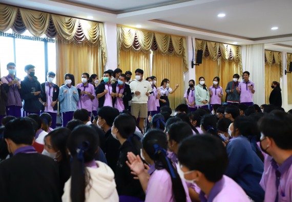 ภาพกิจกรรม  คณะวิทยาศาสตร์และเทคโนโลยี จัดกิจกรรมค่ายวิทยาศาสตร์สัญจร ปีการศึกษา 2565  โรงเรียนคลองขลุงราษฎร์รังสรรค์