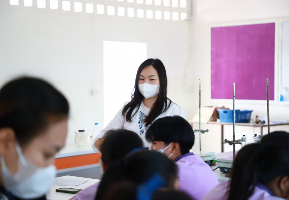 ภาพกิจกรรม  คณะวิทยาศาสตร์และเทคโนโลยี จัดกิจกรรมค่ายวิทยาศาสตร์สัญจร ปีการศึกษา 2565  โรงเรียนคลองขลุงราษฎร์รังสรรค์