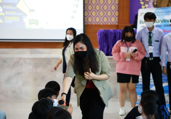 ภาพกิจกรรม  คณะวิทยาศาสตร์และเทคโนโลยี จัดกิจกรรมค่ายวิทยาศาสตร์สัญจร ปีการศึกษา 2565  โรงเรียนคลองขลุงราษฎร์รังสรรค์