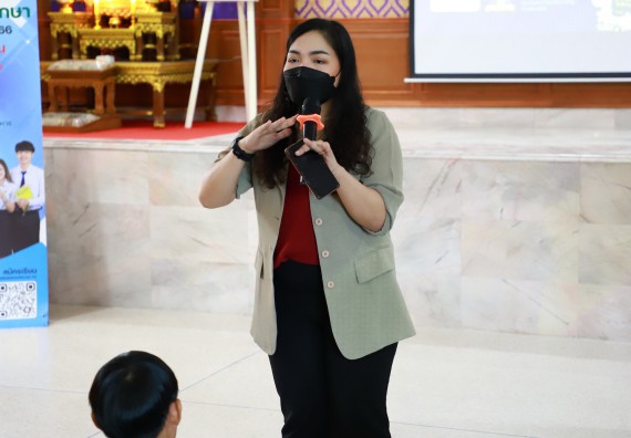 ภาพกิจกรรม  คณะวิทยาศาสตร์และเทคโนโลยี จัดกิจกรรมค่ายวิทยาศาสตร์สัญจร ปีการศึกษา 2565  โรงเรียนคลองขลุงราษฎร์รังสรรค์