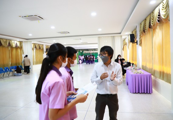 ภาพกิจกรรม  คณะวิทยาศาสตร์และเทคโนโลยี จัดกิจกรรมค่ายวิทยาศาสตร์สัญจร ปีการศึกษา 2565  โรงเรียนคลองขลุงราษฎร์รังสรรค์