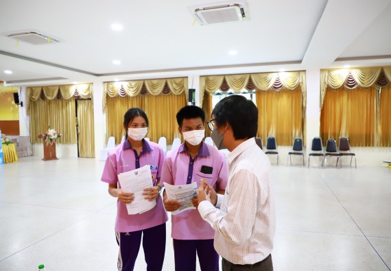 ภาพกิจกรรม  คณะวิทยาศาสตร์และเทคโนโลยี จัดกิจกรรมค่ายวิทยาศาสตร์สัญจร ปีการศึกษา 2565  โรงเรียนคลองขลุงราษฎร์รังสรรค์