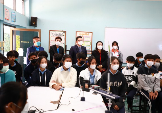 ภาพกิจกรรม  คณะวิทยาศาสตร์และเทคโนโลยี จัดกิจกรรมค่ายวิทยาศาสตร์สัญจร  โรงเรียนพิไกรวิทยา