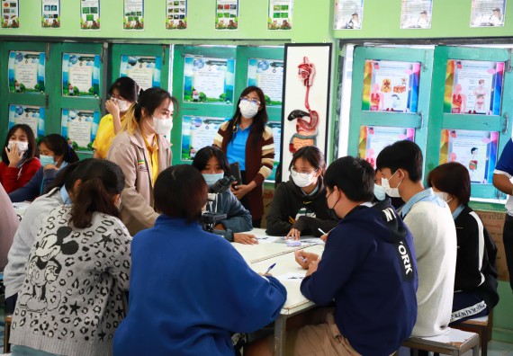 ภาพกิจกรรม  คณะวิทยาศาสตร์และเทคโนโลยี จัดกิจกรรมค่ายวิทยาศาสตร์สัญจร  โรงเรียนพิไกรวิทยา