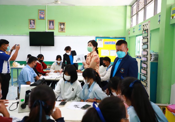 ภาพกิจกรรม  คณะวิทยาศาสตร์และเทคโนโลยี จัดกิจกรรมค่ายวิทยาศาสตร์สัญจร  โรงเรียนพิไกรวิทยา
