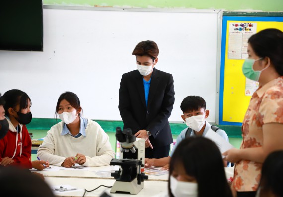 ภาพกิจกรรม  คณะวิทยาศาสตร์และเทคโนโลยี จัดกิจกรรมค่ายวิทยาศาสตร์สัญจร  โรงเรียนพิไกรวิทยา