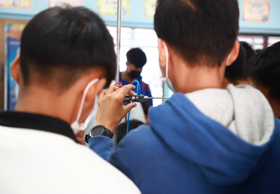 ภาพกิจกรรม  คณะวิทยาศาสตร์และเทคโนโลยี จัดกิจกรรมค่ายวิทยาศาสตร์สัญจร  โรงเรียนพิไกรวิทยา