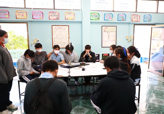 ภาพกิจกรรม  คณะวิทยาศาสตร์และเทคโนโลยี จัดกิจกรรมค่ายวิทยาศาสตร์สัญจร  โรงเรียนพิไกรวิทยา