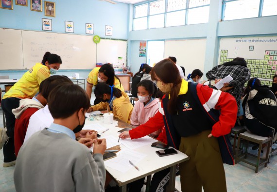 ภาพกิจกรรม  คณะวิทยาศาสตร์และเทคโนโลยี จัดกิจกรรมค่ายวิทยาศาสตร์สัญจร  โรงเรียนพิไกรวิทยา