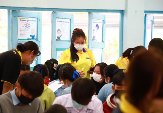 ภาพกิจกรรม  คณะวิทยาศาสตร์และเทคโนโลยี จัดกิจกรรมค่ายวิทยาศาสตร์สัญจร  โรงเรียนพิไกรวิทยา