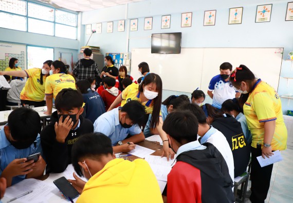 ภาพกิจกรรม  คณะวิทยาศาสตร์และเทคโนโลยี จัดกิจกรรมค่ายวิทยาศาสตร์สัญจร  โรงเรียนพิไกรวิทยา