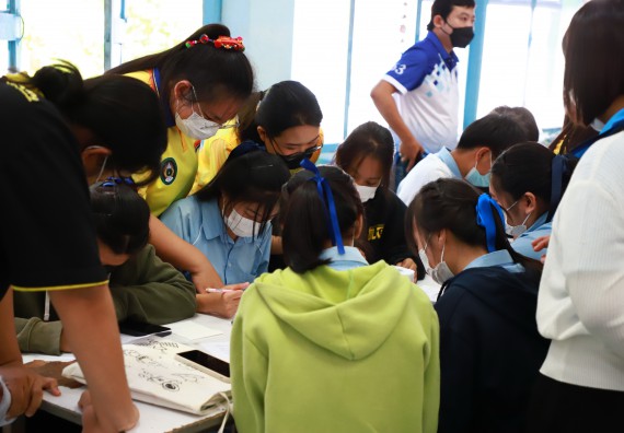 ภาพกิจกรรม  คณะวิทยาศาสตร์และเทคโนโลยี จัดกิจกรรมค่ายวิทยาศาสตร์สัญจร  โรงเรียนพิไกรวิทยา