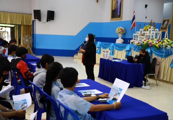 ภาพกิจกรรม  คณะวิทยาศาสตร์และเทคโนโลยี จัดกิจกรรมค่ายวิทยาศาสตร์สัญจร  โรงเรียนพิไกรวิทยา